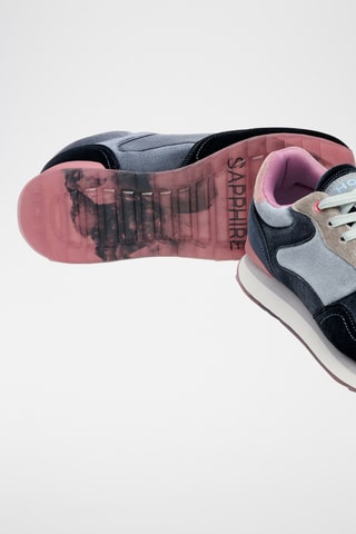 Sneakers in pelle Sapphire - Navy