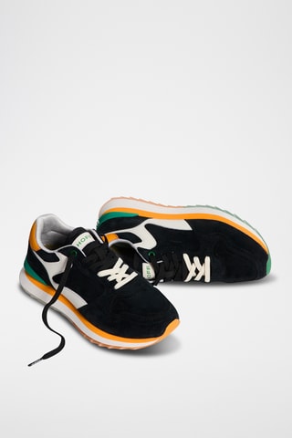 Sneakers in pelle scamosciata Nigreos - Nero