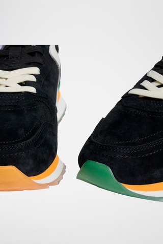 Sneakers in pelle scamosciata Nigreos - Nero