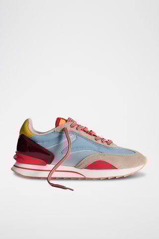 Sneakers in pelle Peony - Blu