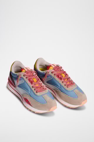 Sneakers in pelle Peony - Blu