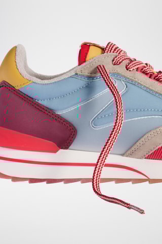 Sneakers in pelle Peony - Blu