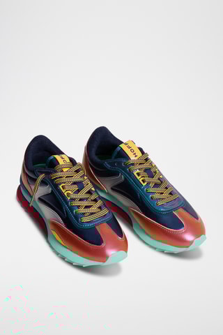 Sneakers The Clydes - Blu e rosa