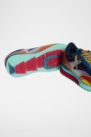 Sneakers The Clydes - Blu e rosa