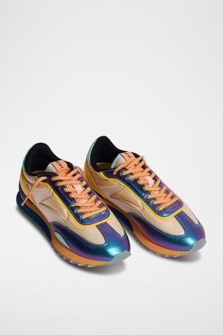 Sneakers Dahlia - Beige e arancione