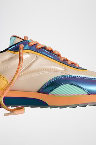 Sneakers Dahlia - Beige e arancione