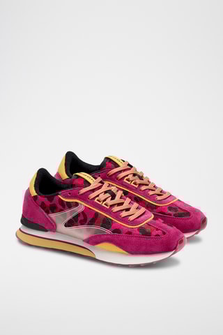 Sneakers in pelle Lady - Rosa