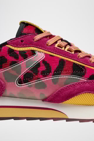 Sneakers in pelle Lady - Rosa