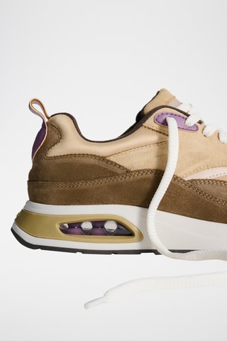 Sneakers in pelle Todaï - Marrone