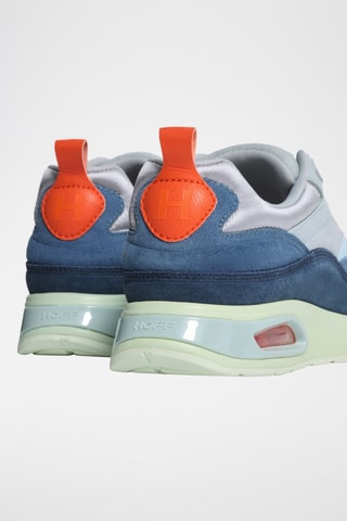 Sneakers in pelle Goldent Gate - Blu