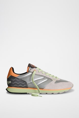 Sneakers in pelle Lindos - Grigio