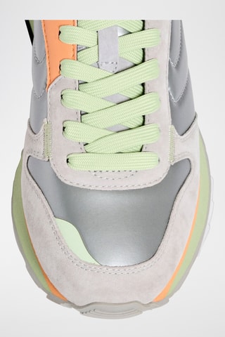 Sneakers in pelle Lindos - Grigio