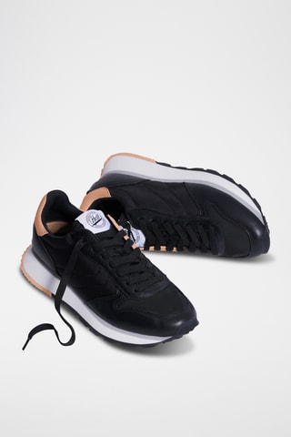 Sneakers in pelle Cumae - Nero