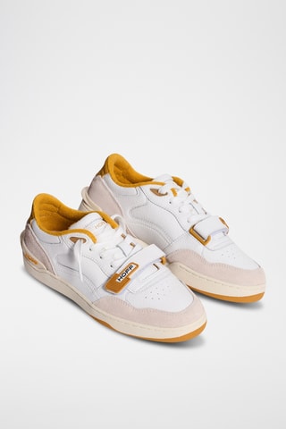 Sneakers in pelle Walkman - Bianco