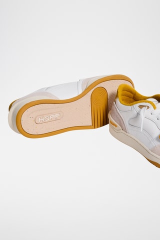 Sneakers in pelle Walkman - Bianco