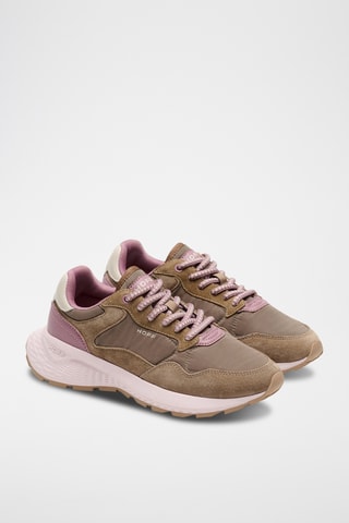 Sneakers in pelle Budapest - Beige