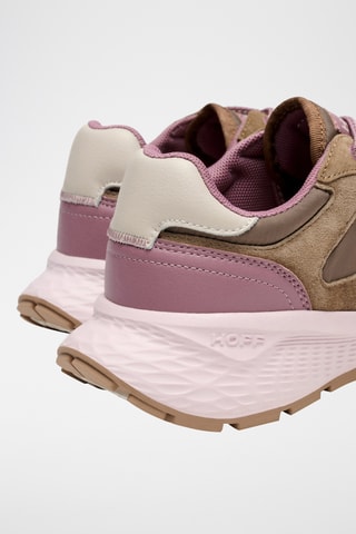 Sneakers in pelle Budapest - Beige