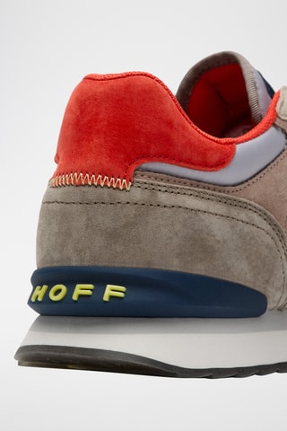 Sneakers in pelle Siena - Beige e grigio