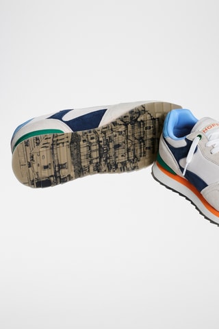 Sneakers in pelle Cusco - Beige