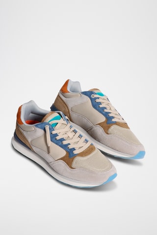 Sneakers in pelle Santiago - Beige