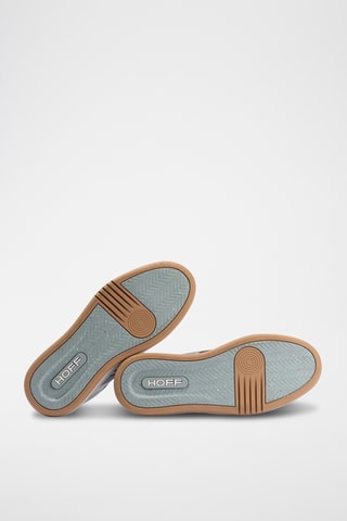 Sneakers in pelle Melrose - Grigio e navy