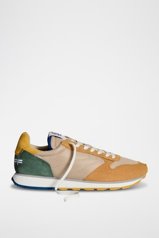 Sneakers in pelle Eretria - Beige e giallo