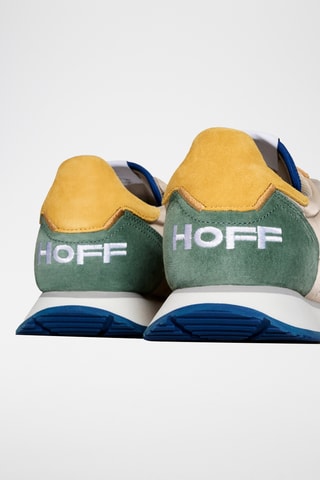 Sneakers in pelle Eretria - Beige e giallo