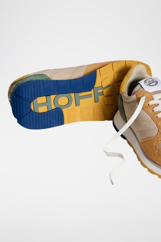 Sneakers in pelle Eretria - Beige e giallo