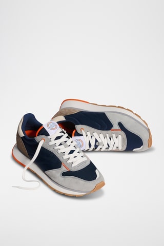 Sneakers in pelle Delos - Navy