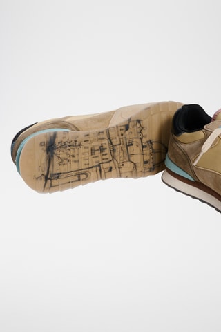 Sneakers in pelle Avignon - Beige