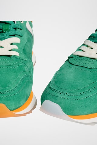 Sneakers in pelle scamosciata Virdis - Verde