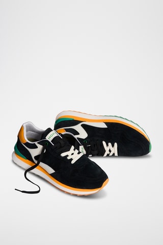 Sneakers in pelle scamosciata Nigreos - Nero