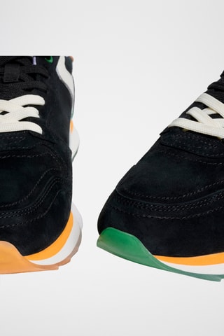 Sneakers in pelle scamosciata Nigreos - Nero