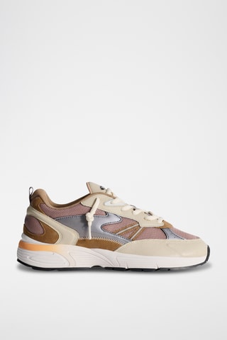 Sneakers in pelle North Carolina - Beige