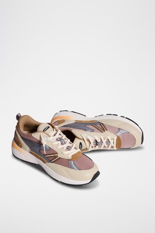 Sneakers in pelle North Carolina - Beige