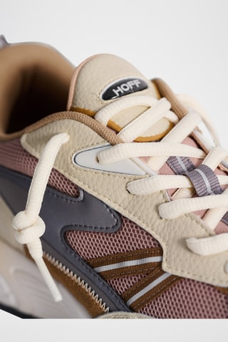 Sneakers in pelle North Carolina - Beige