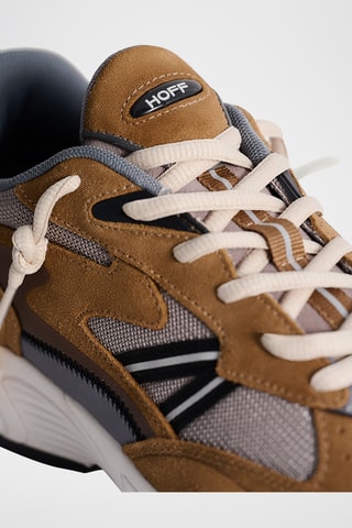 Sneakers in pelle South Carolina - Marrone