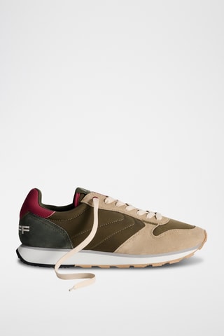 Sneakers in pelle Sardis - Kaki