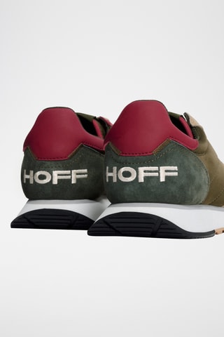 Sneakers in pelle Sardis - Kaki