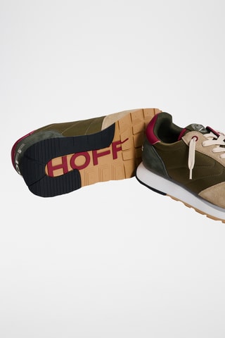 Sneakers in pelle Sardis - Kaki