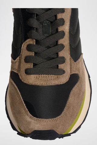 Sneakers in pelle Pella - Nero