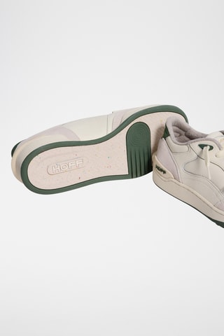 Sneakers in pelle Drifter - Beige e verde