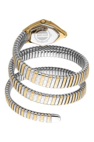 Stalen Quartz Horloge - Zilverkleurig en Goudkleurig