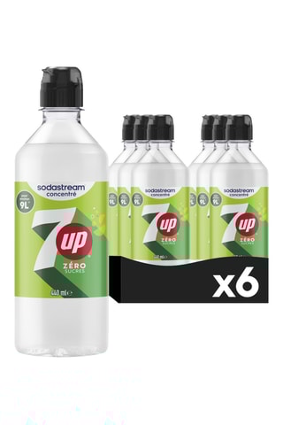 6 concentrés 7up Zéro Sucres - 6 x 440 ml