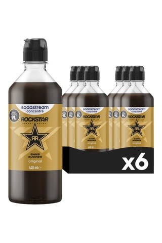 6 concentrés Rockstar Original Sans Sucre - 6 x 440 ml