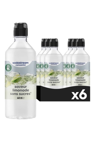 6 concentrés Limonade Sans Sucre - 6 x 440 ml