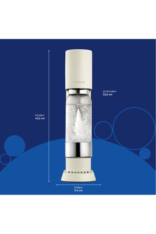 Machine à gazéifier en acier inoxydable Enso - Beige