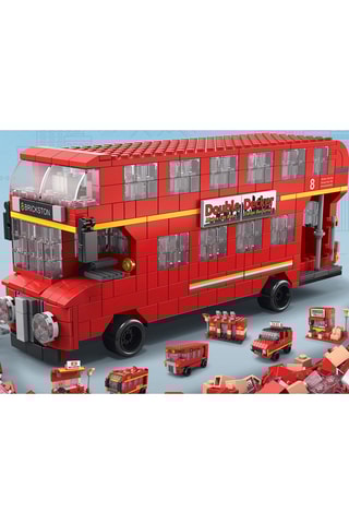 Jogo de construção TechKidz 6 em 1 - 1000 tijolos