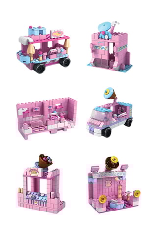 Jogo de construção TechKidz 6 em 1 - 1000 tijolos