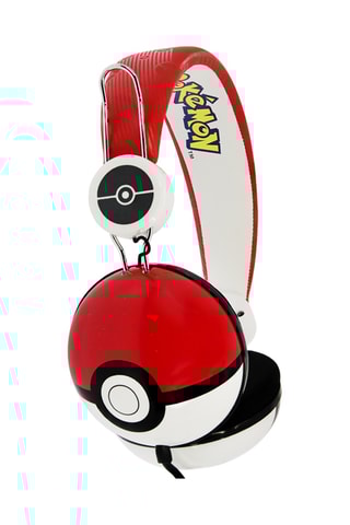 Auscultadores áudio - Branco e vermelho